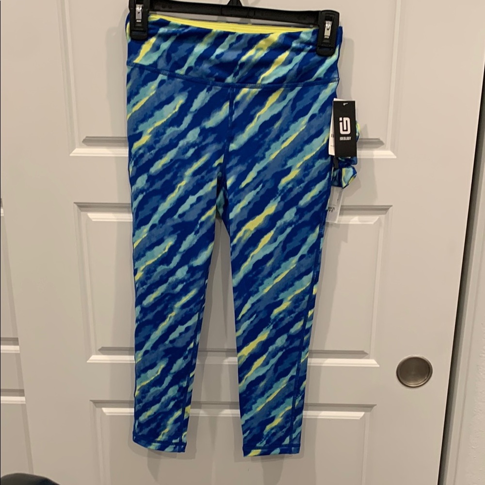 Ideology Kids Leggings - Blue and Yellow